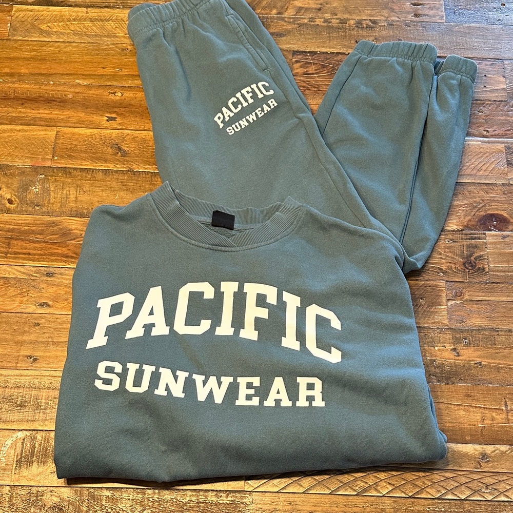 Pacific Sunwear Blue Crewneck Sweatshirt